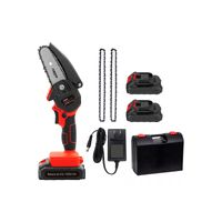 Motosierra Inalámbrica 2 Cadenas 4"" + 2 Baterías