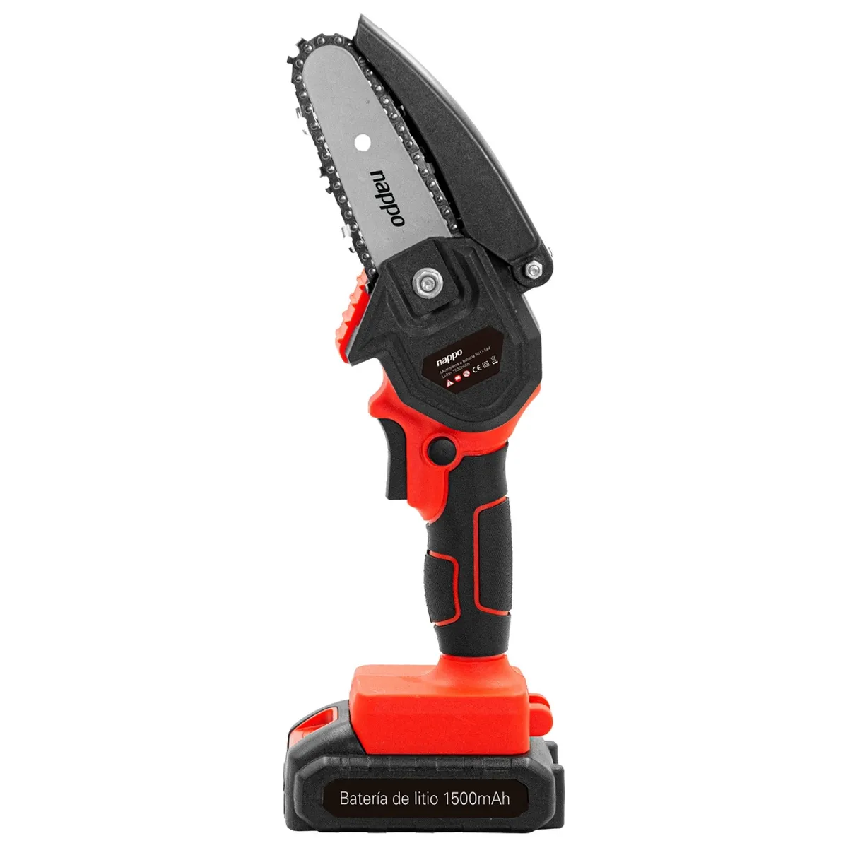 NAPPO - Motosierra Inalámbrica Nappo 2 Cadenas 4" + 2 Baterías