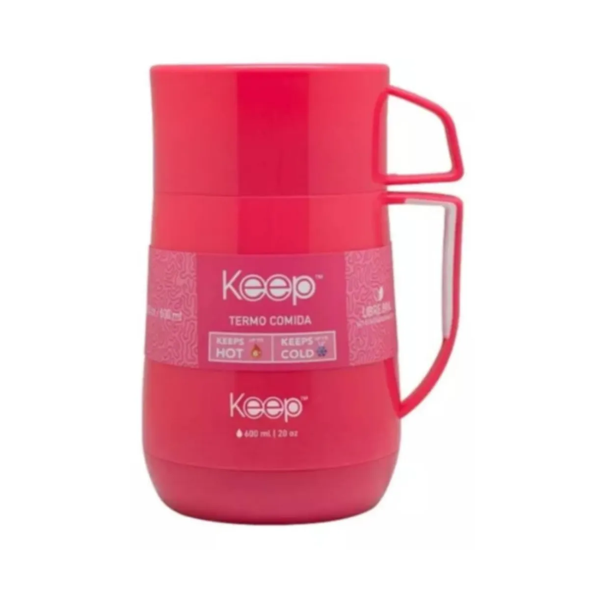 KEEP - TERMO DE COMIDA PP 600ML KEEP ROSADO