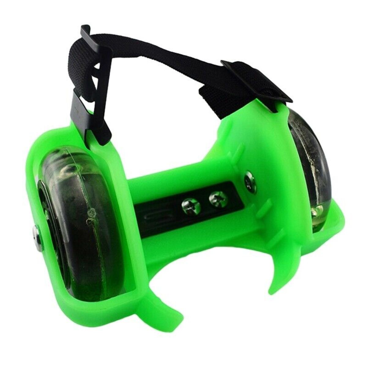 GENERICO - Patín Ajustable Patines Luces Led Para Zapatillas verde