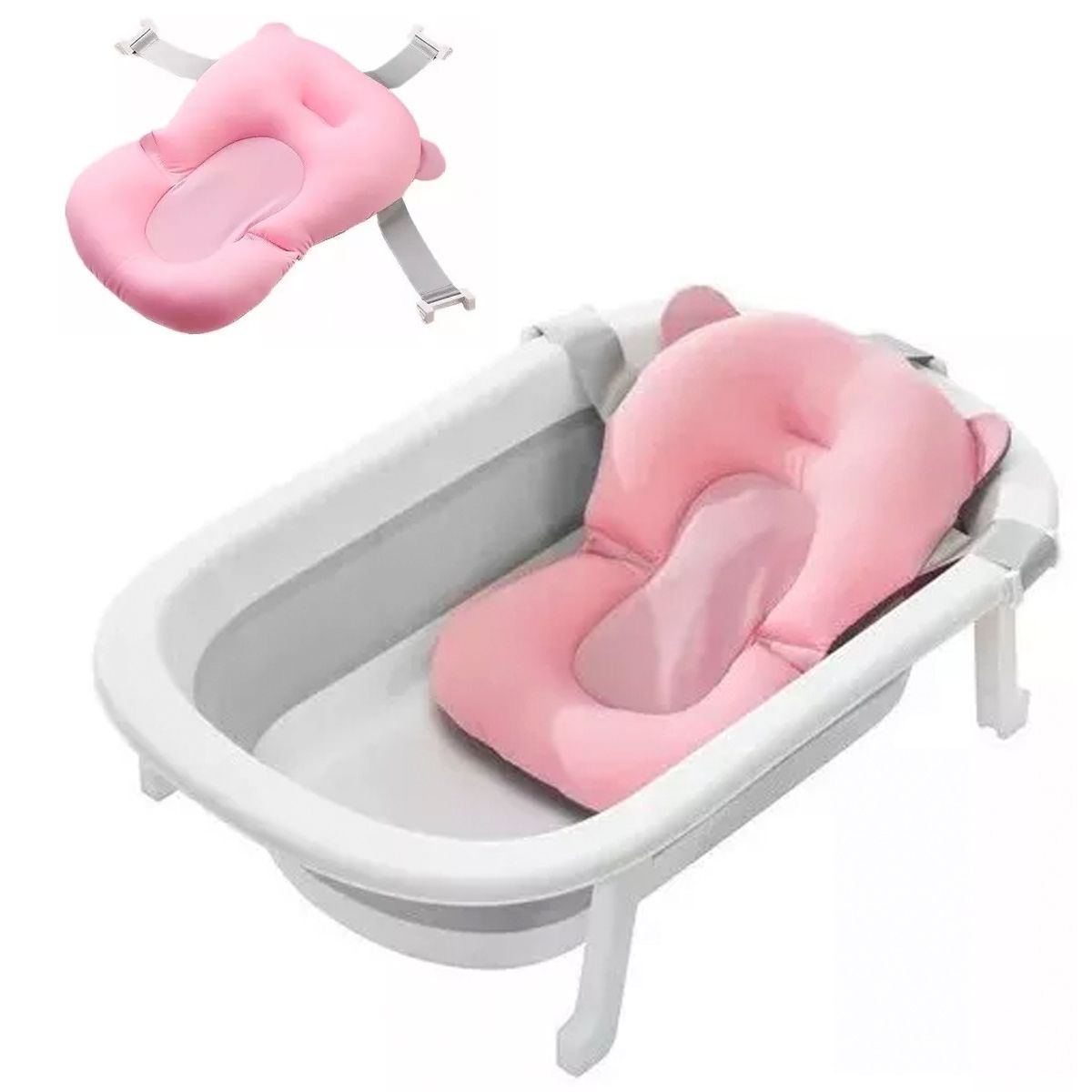 GENERICO - Malla Hamaca Para Bañera Bebés Niños Y Recien Nacidos Rosa