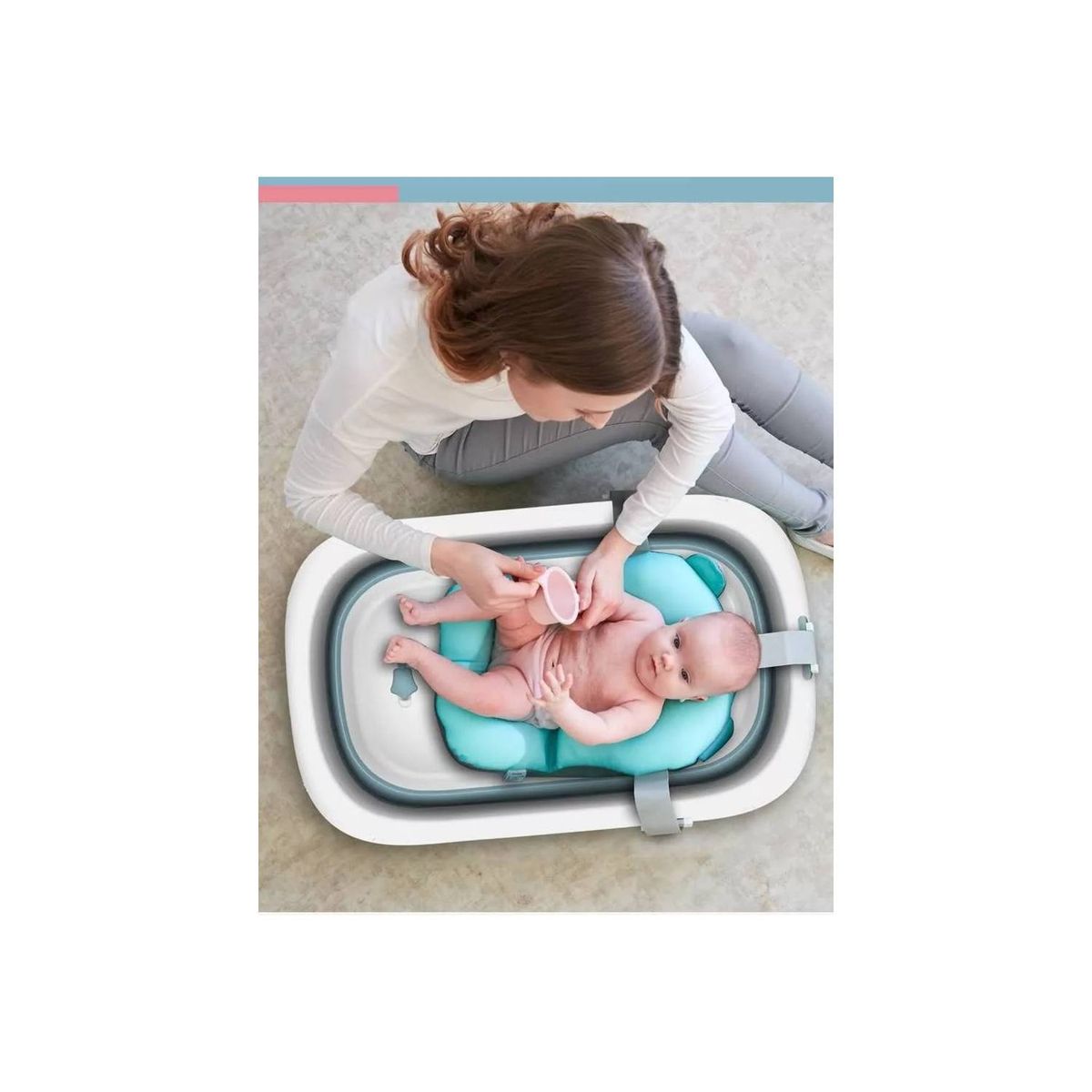 GENERICO - Malla Hamaca Para Bañera Bebés Niños Y Recien Nacidos Rosa