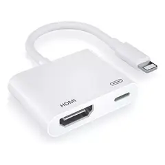 KUANGYE - Adaptador Hdmi Otg Lightning A Av Digital Para iPhone iPad