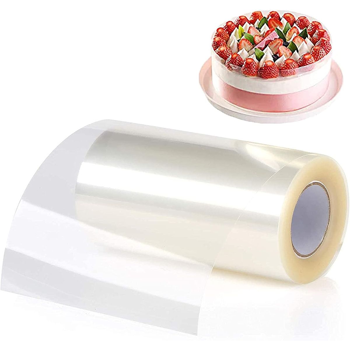 KUANGYE - Rollo Acetato Repostería 12 Cms De Alto Y 50 Mtrs Largo_