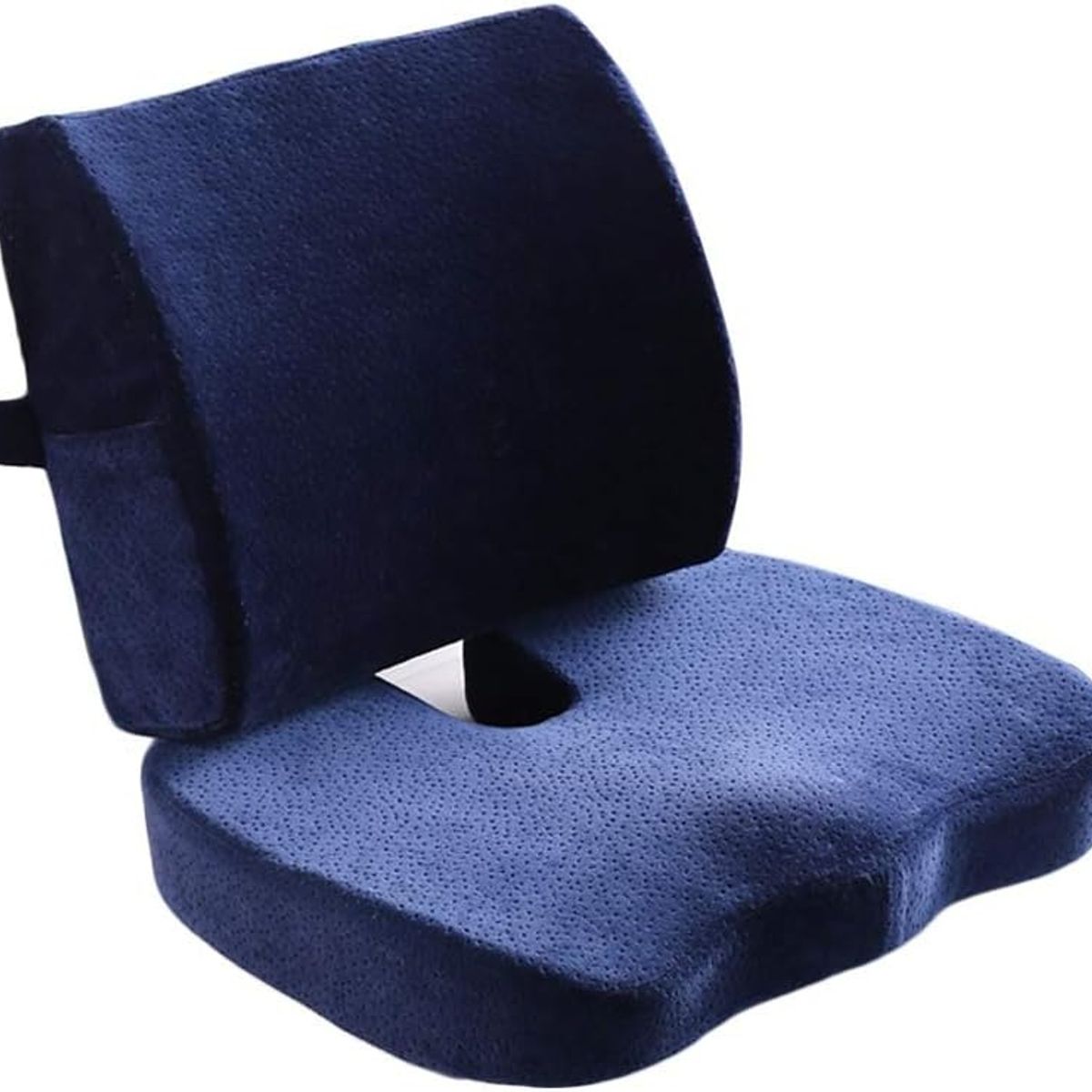 KUANGYE - Cojin Lumbar Ergonomico Y Asiento Ergonomico Para Sillas Kit