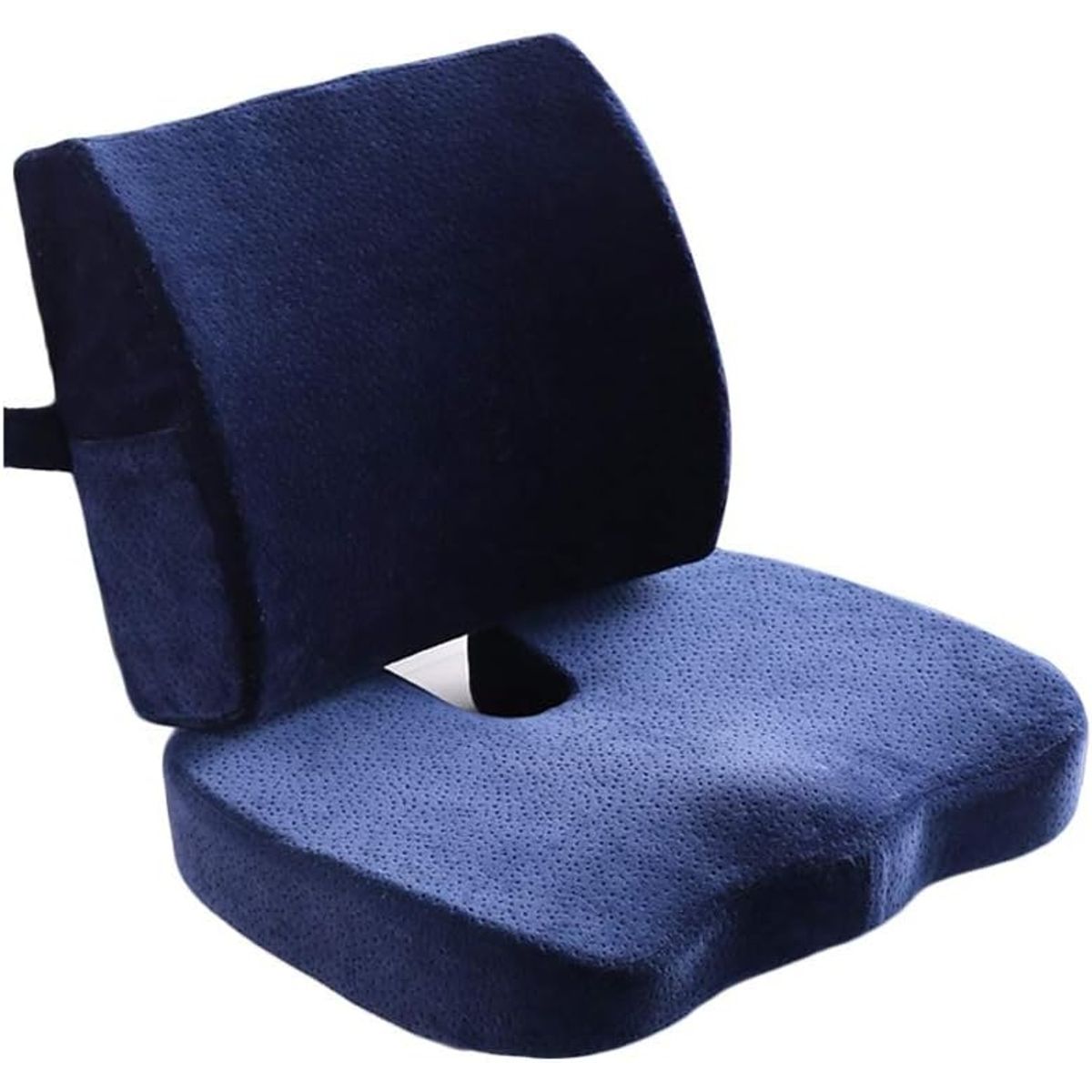 KUANGYE - Cojin Lumbar Ergonomico Y Asiento Ergonomico Para Sillas Kit