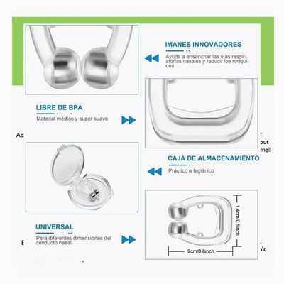 Imagen 2 del producto Set De Productos Anti Ronquidos De Silicona 12 Pack