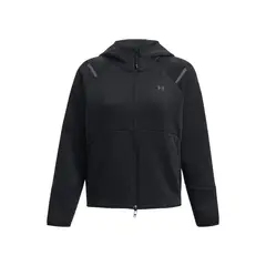 UNDER ARMOUR - Polerón Training Unstoppable Flc Fz Negro Mujer