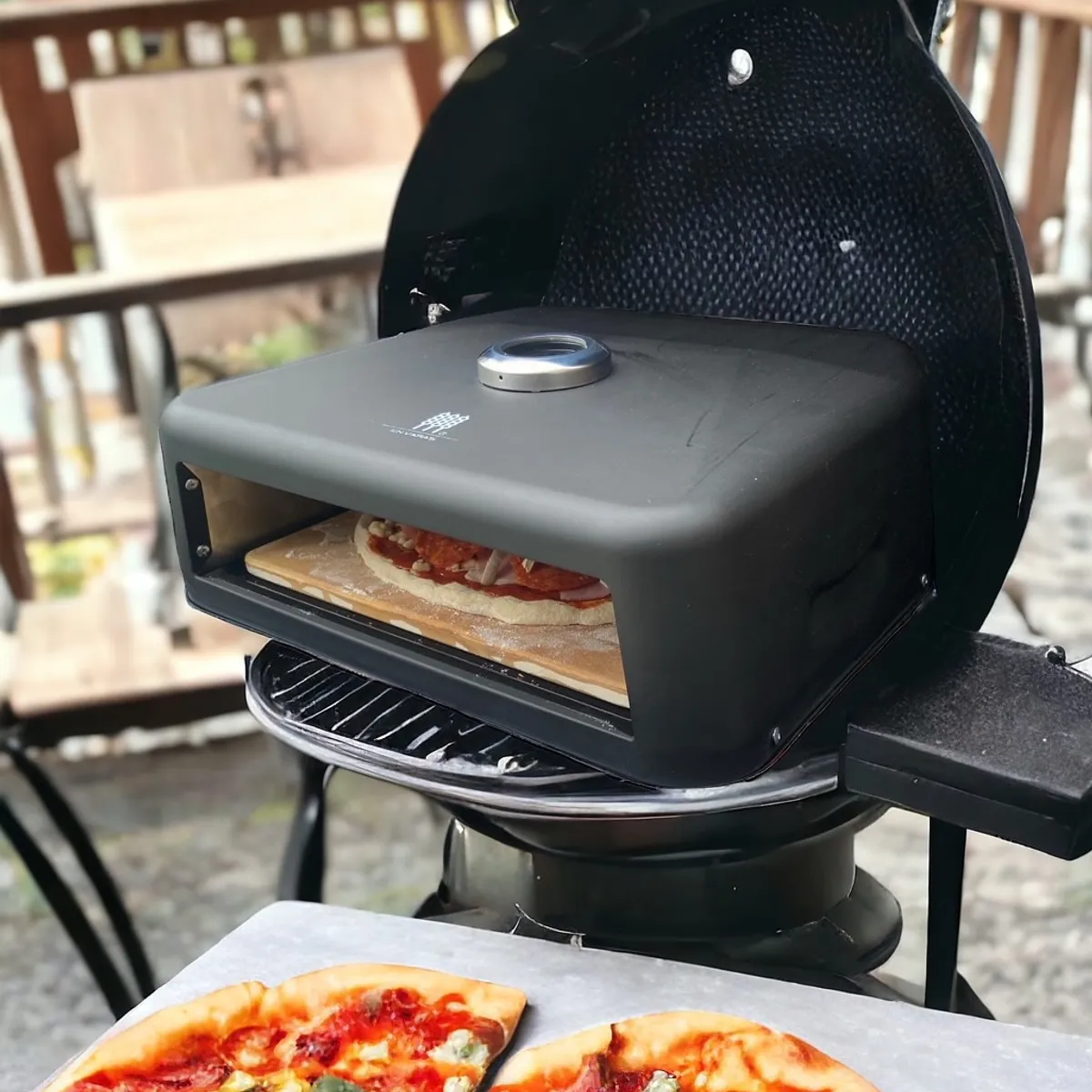 EN VARA'S MEATS & GRILL - Horno Para Pizza a la Piedra Para parrillas cocinas braseros