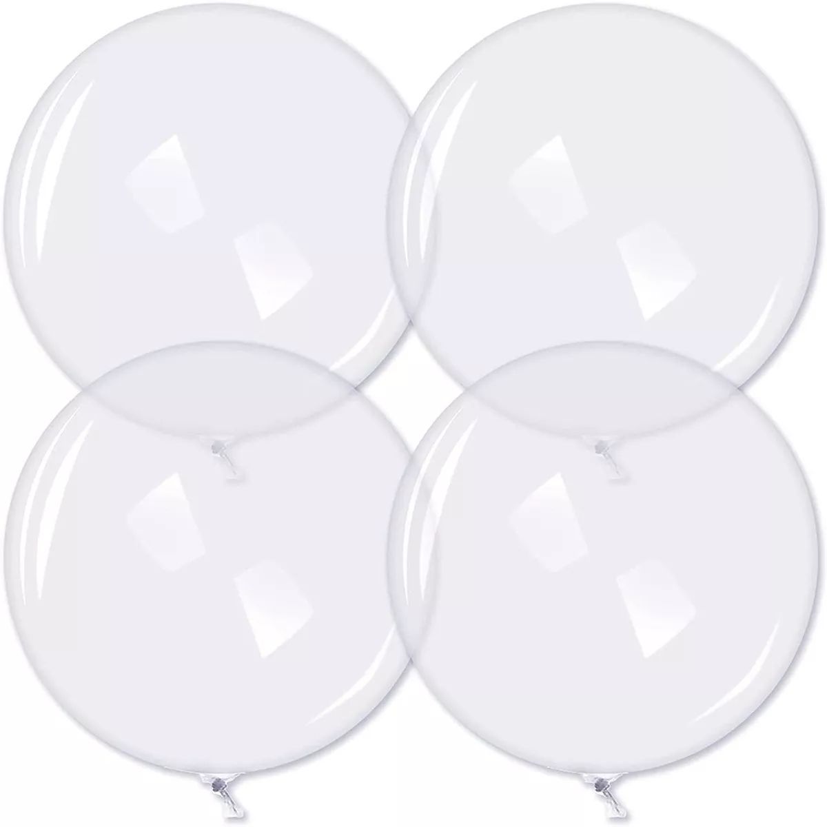 KUANGYE - 50 Unidades Globos Burbujas 18 Pulgadas 40 Cm