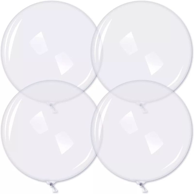 KUANGYE - 50 Unidades Globos Burbujas 18 Pulgadas 40 Cm