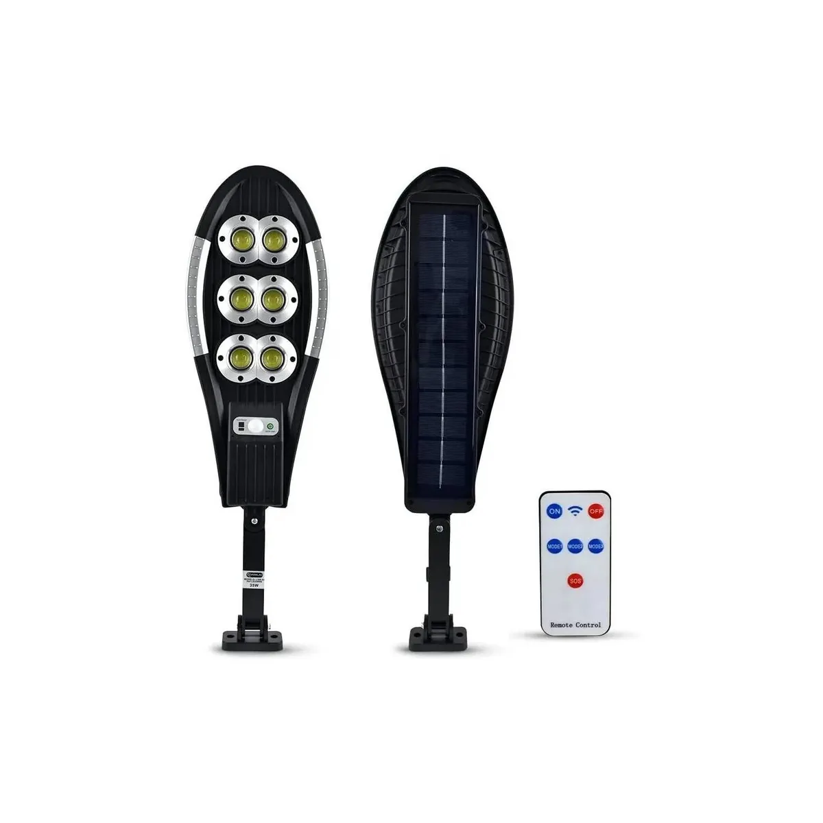 GENERICO - Foco Lampara Led Solar 35 W Sensor De Movimiento Exteriores