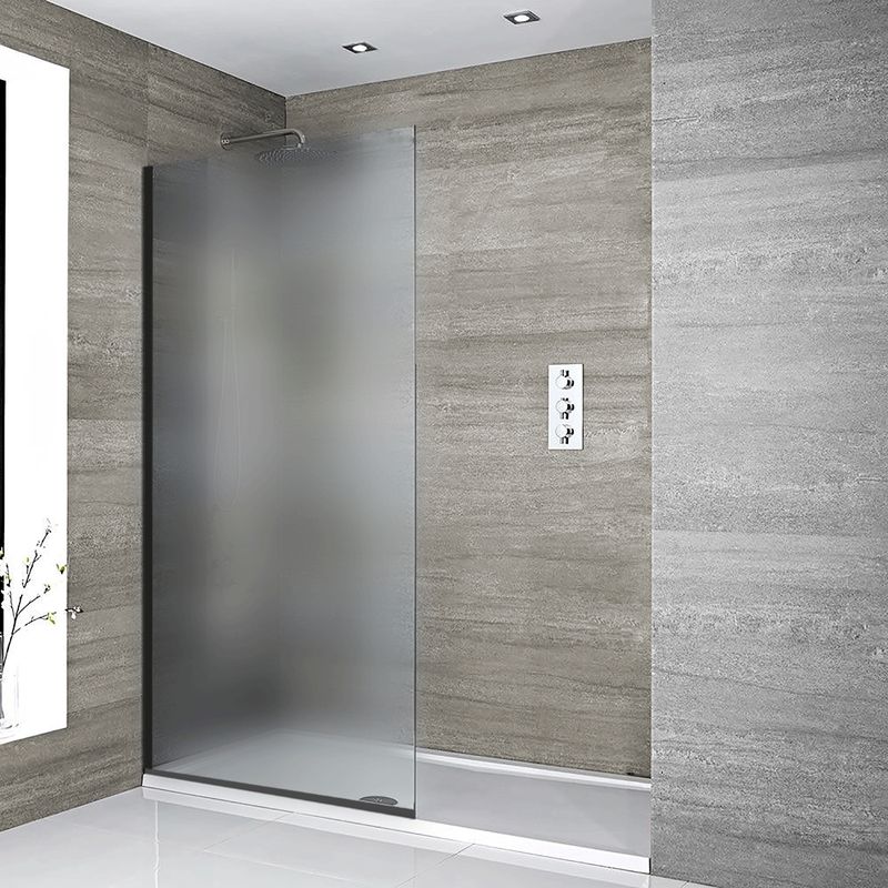 WINKO - Shower door fijo empavonado 80 x 190 Black