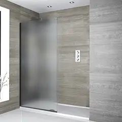 WINKO - Shower door fijo empavonado 80 x 190 Black