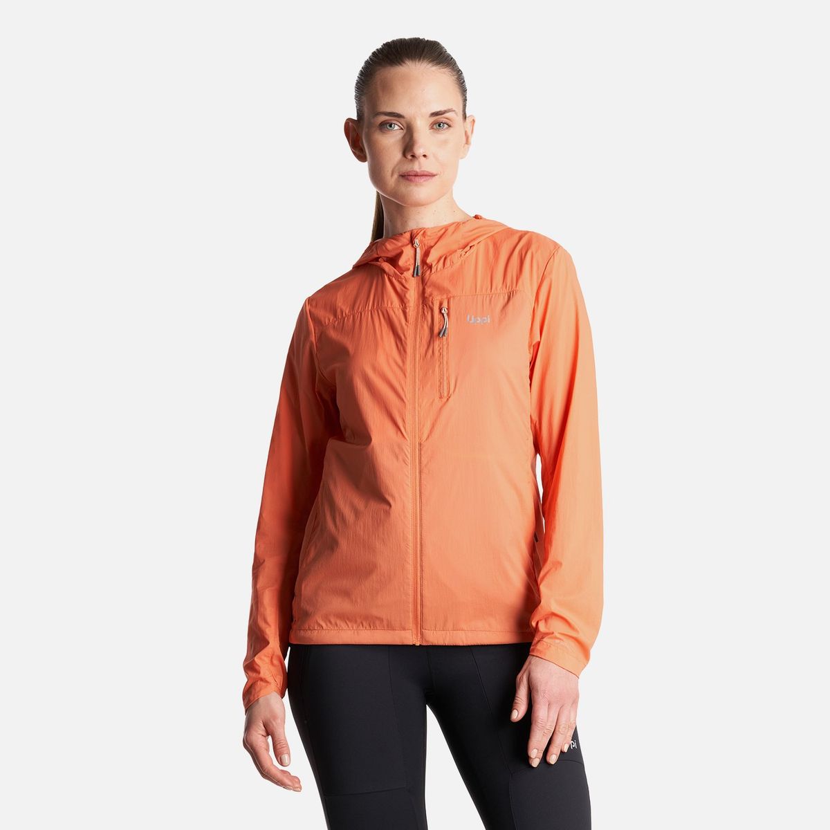 LIPPI - Chaqueta Mujer  Spry WindBreaker Hoody Jacket Salmon Lippi