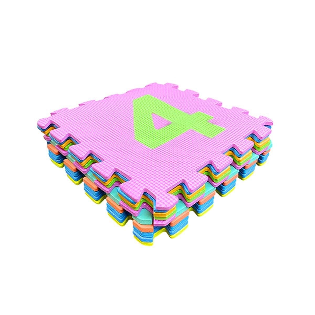 GENERICO - Set de 10x Piezas Goma Eva Didactico Numeros 0-9 - Tatami