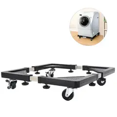 GENERICO - Base Ajustable Multiuso Ruedas Cocina Lavadora Refrigerador