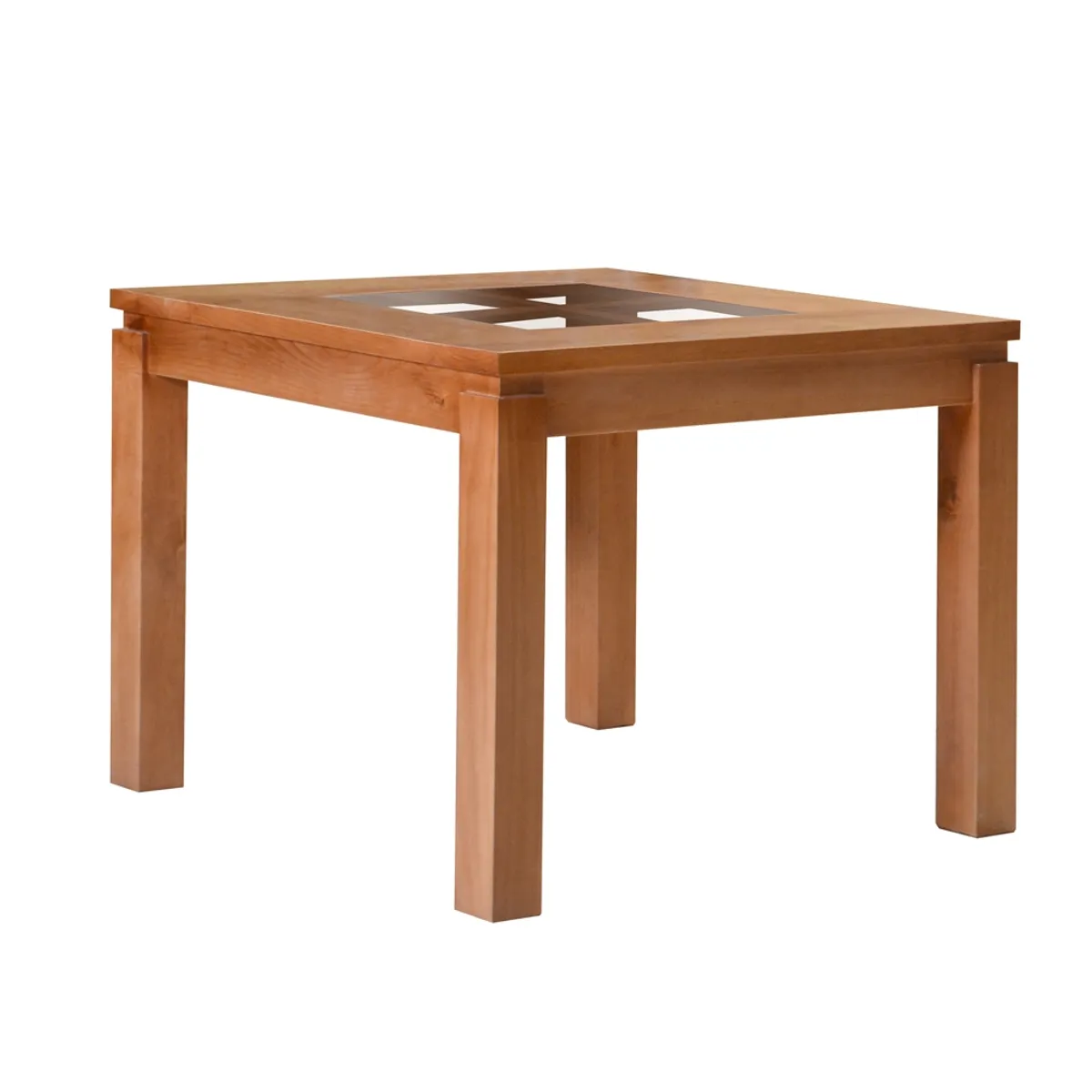 ALMORE - COMEDOR EMA 4 SILLAS MIEL CAFE