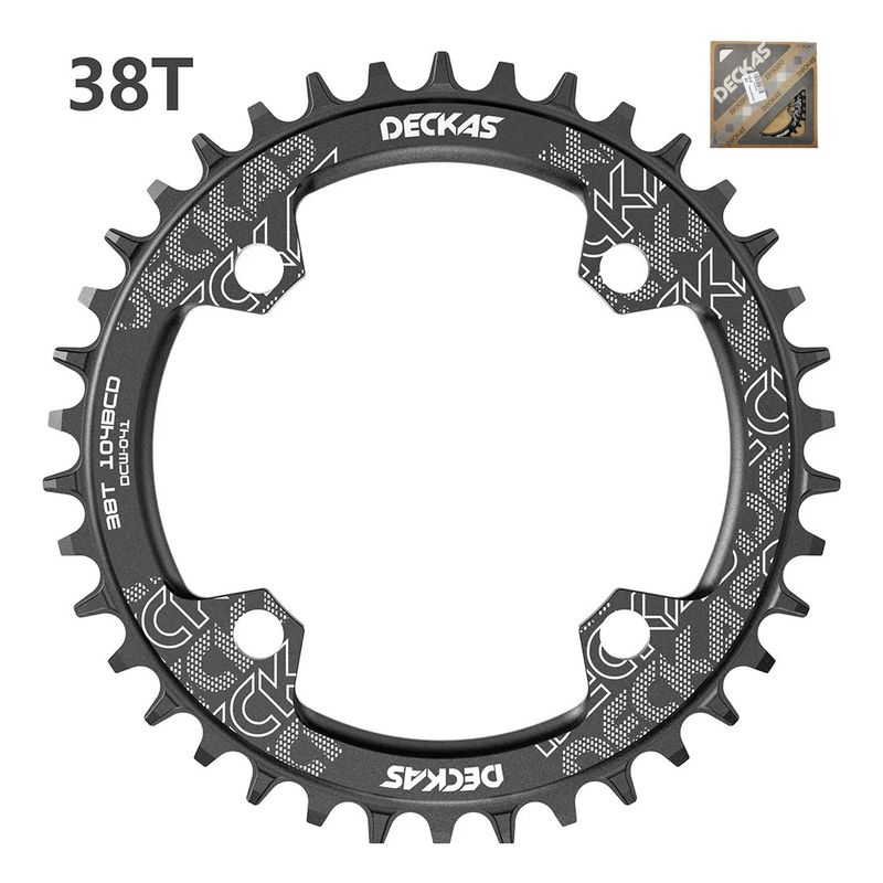 GENERICO - Plato Redondo Mtb Narrow Wide Bicicleta 30t 32t 34t 36t 38t