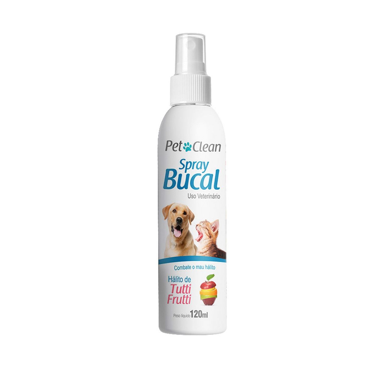 GENERICO - Spray Bucal para Perros y Gatos Sabor Tutti Frutti 120 ml