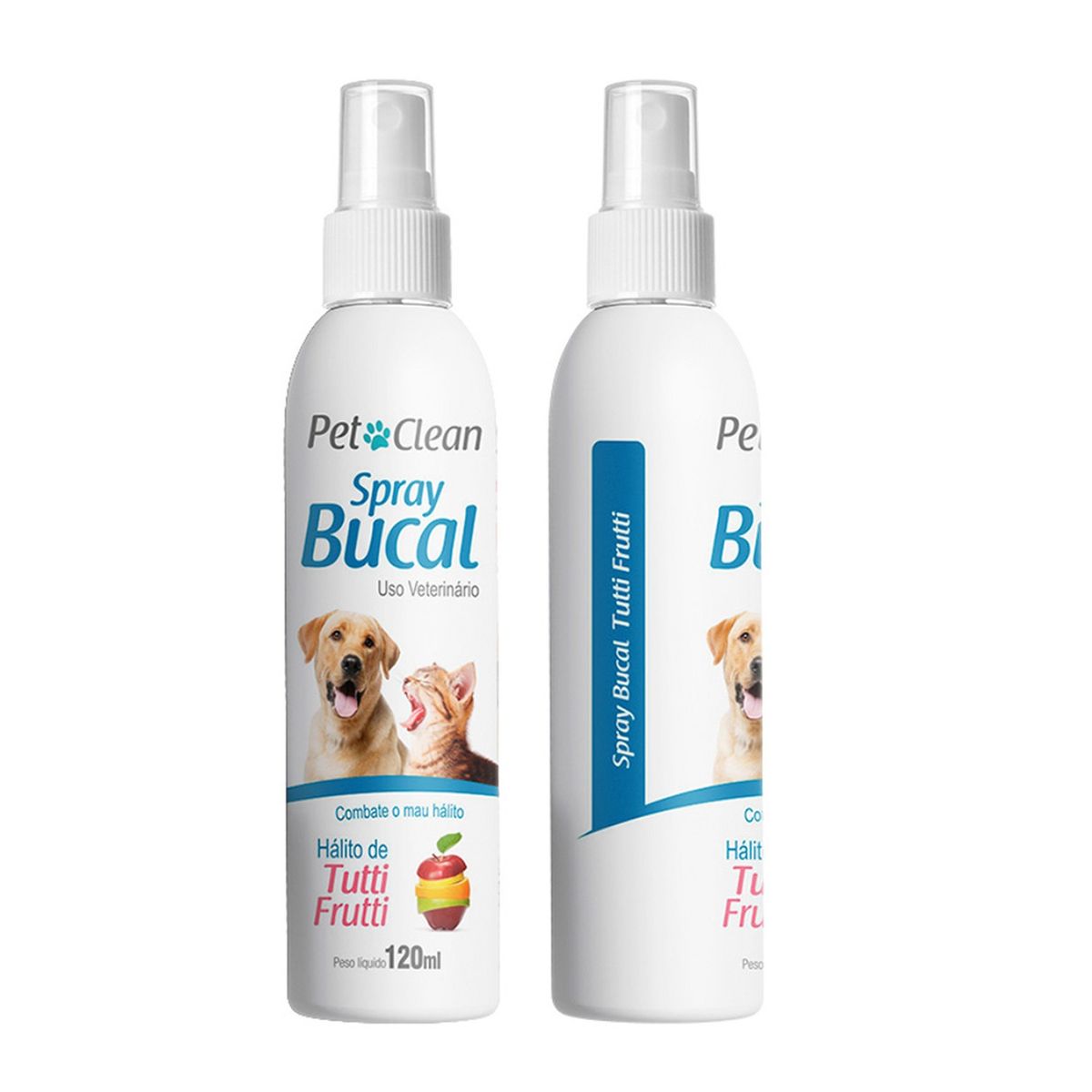 GENERICO - Spray Bucal para Perros y Gatos Sabor Tutti Frutti 120 ml