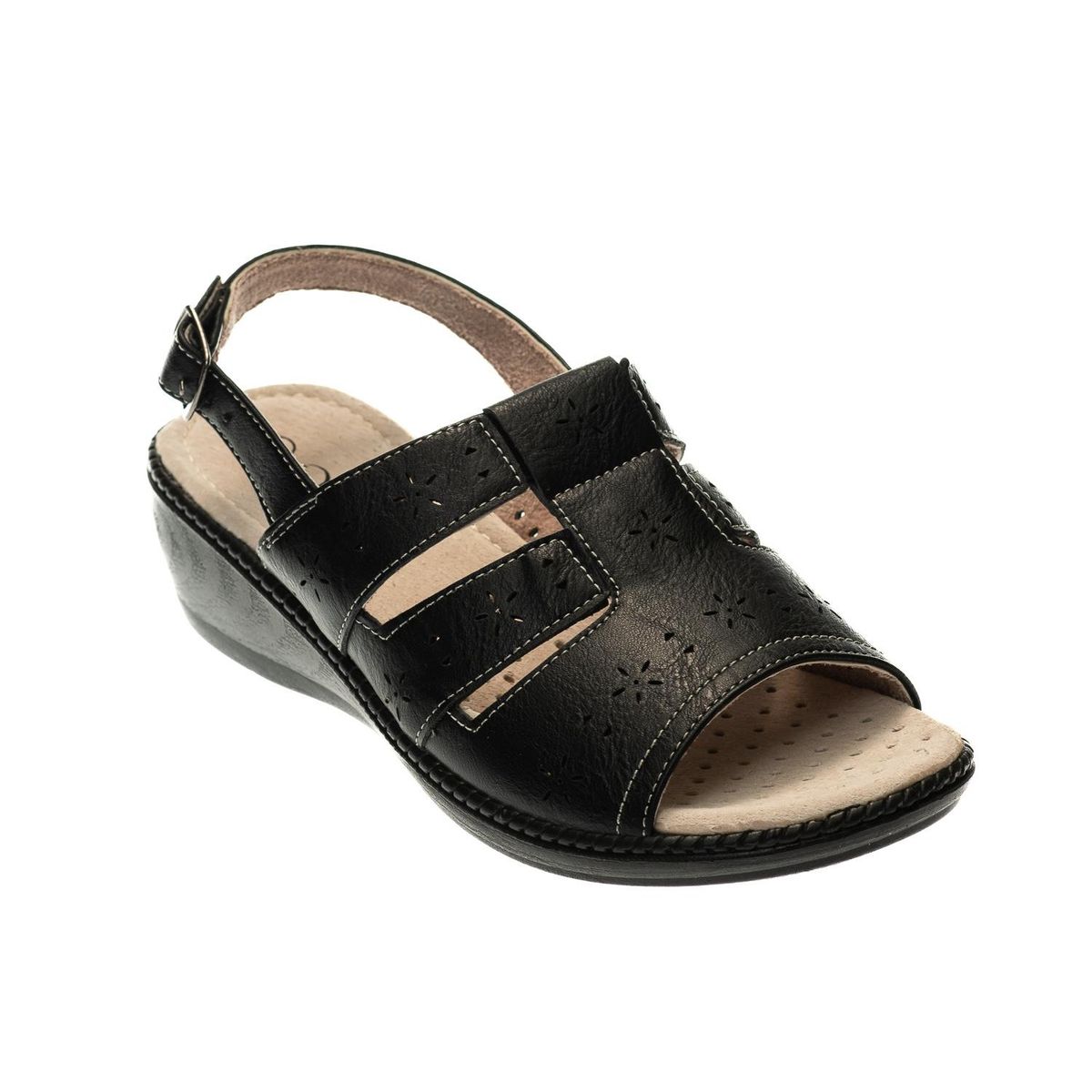 DORETTE - Sandalia Confort Mujer 13024022 - Negro - Dorette - Negro