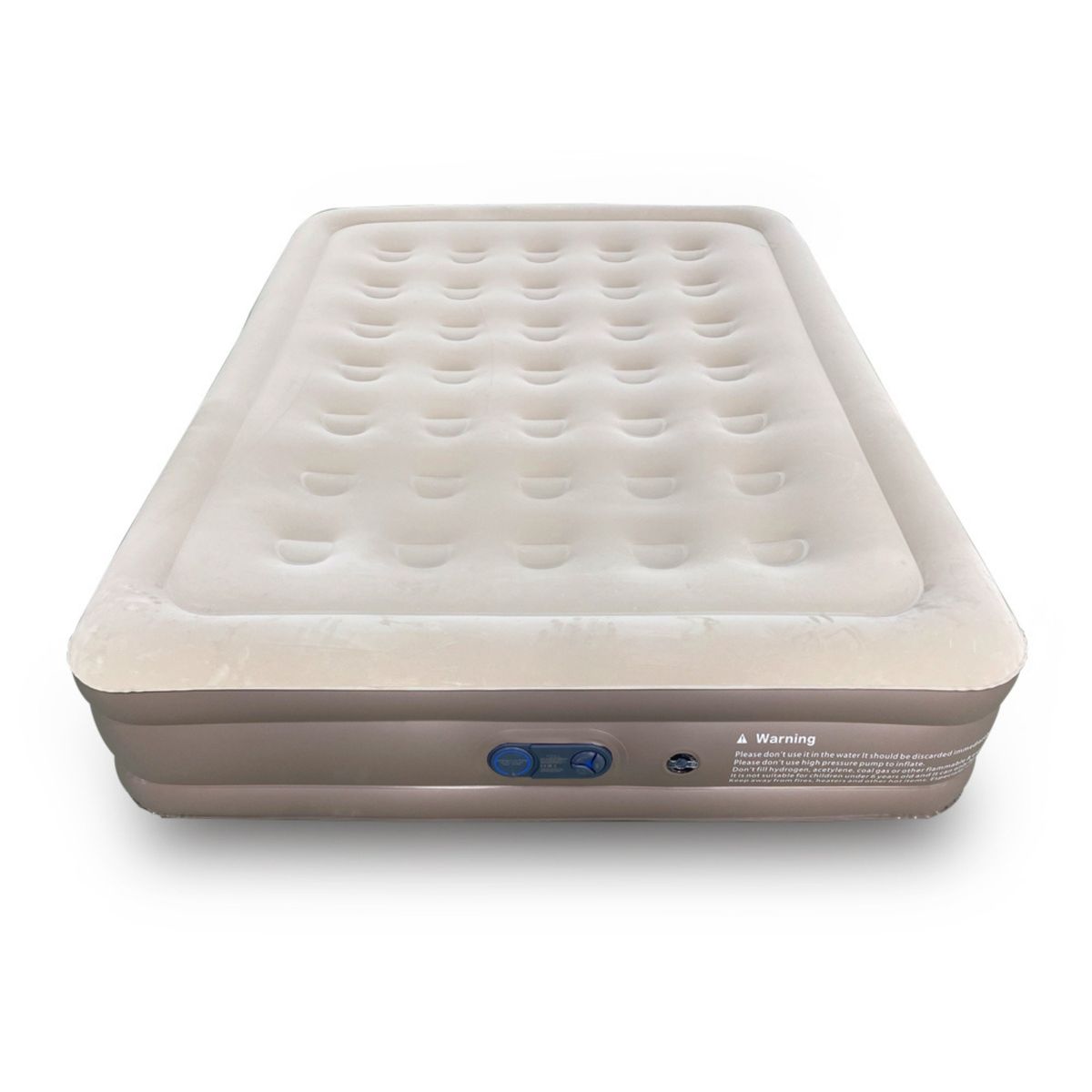 5 SUEÑO - Colchón Inflable Cama Eléctrico 2 Plazas 198x150x38cm