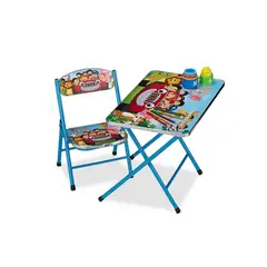 GENERICO - Mesita Cuadrada Para Niños Diseño Auto Variedades