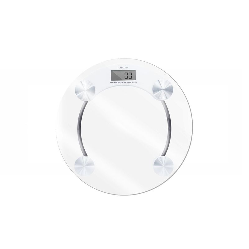 DBLUE - Pesa Balanza Digital de Baño 180kg  Redonda Dblue