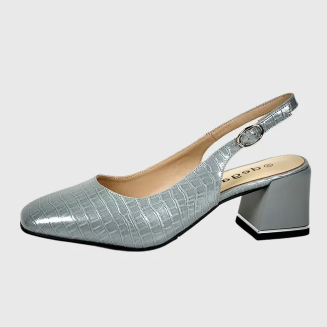 DEGAS - Zapato Cuero Asenat Gris DEGAS