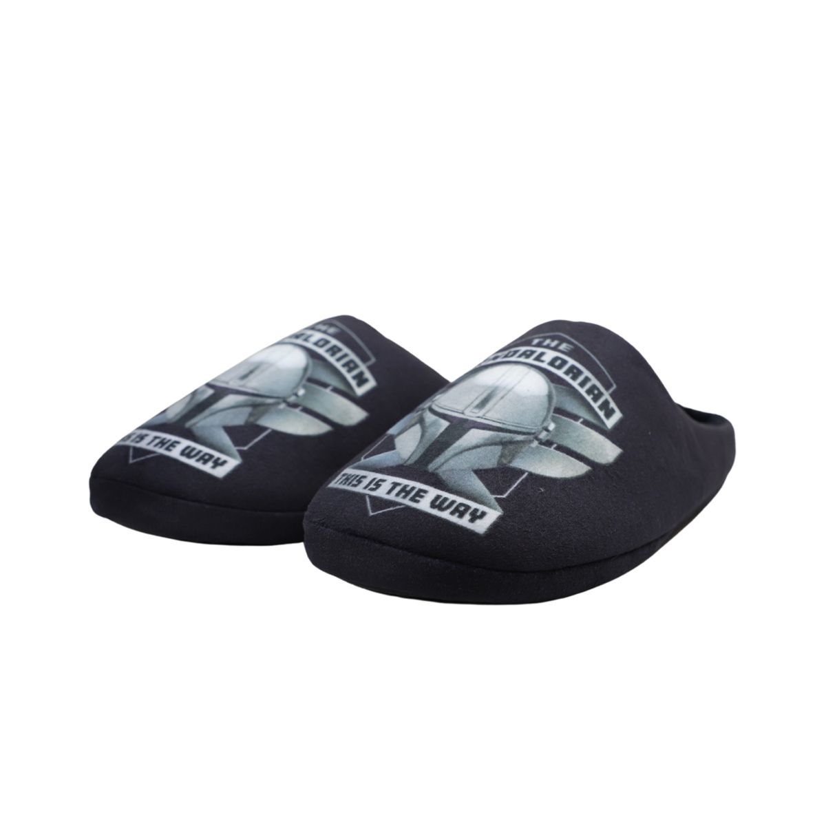STAR WARS - Pantufla Hombre Mandalorian Face Negro Star Wars