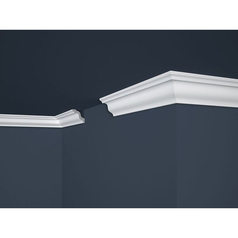 MARBET DESIGN - Cornisa E5 PS 45X40mm x 2mts. Caja 90 unds.