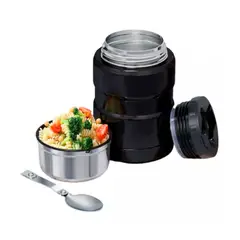 GENERICO - Termo Para Comida Liquido Acero Inoxidable 750ml Negro