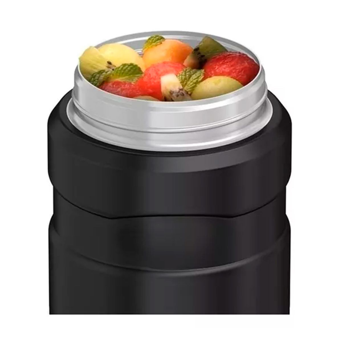 GENERICO - Termo Para Comida Liquido Acero Inoxidable 750ml Negro