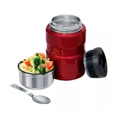 GENERICO - Termo Para Comida Liquido Acero Inoxidable 750ml Rojo
