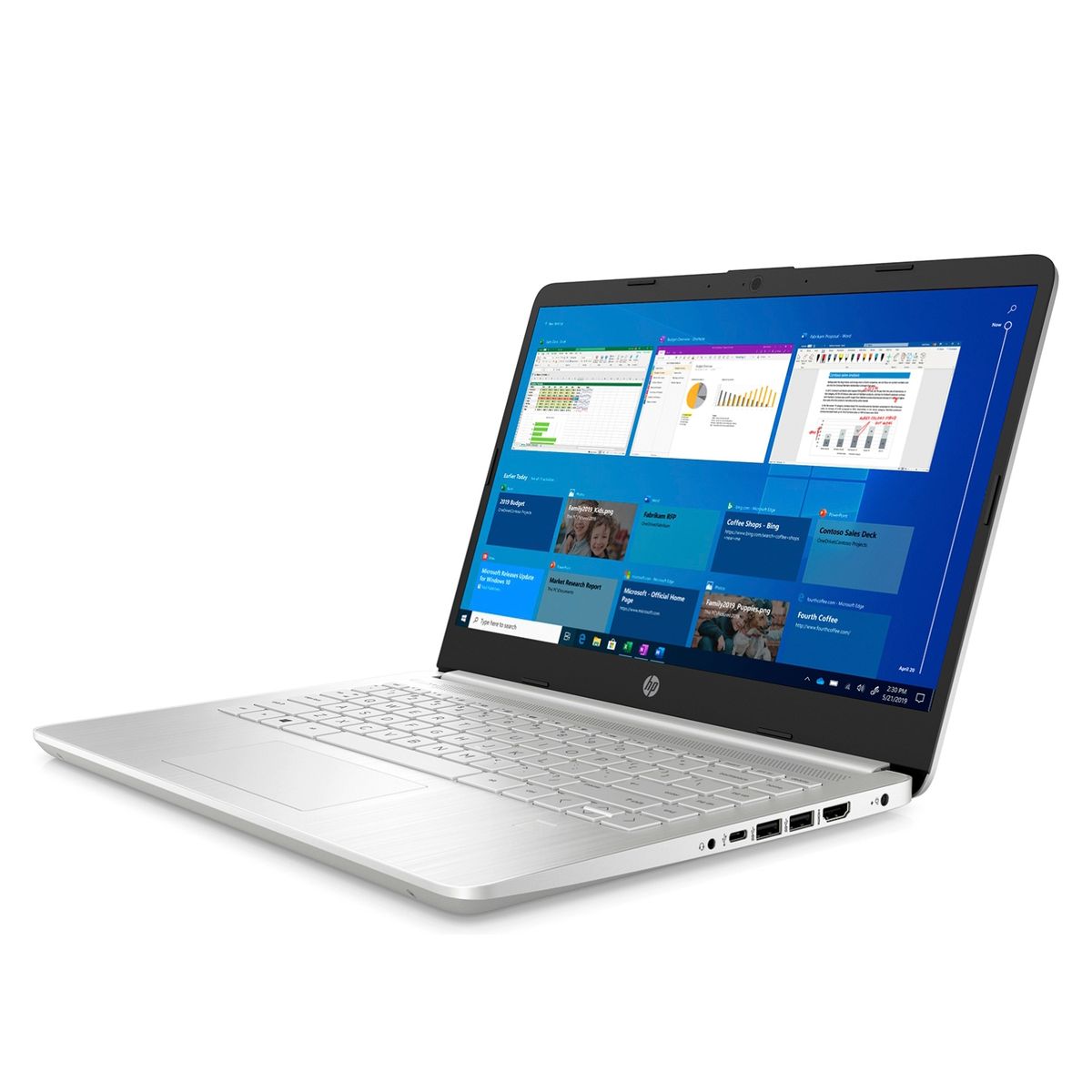 HP - Notebook HP 14-DQ1003LA Intel Core i5 1035G1 4GB 256GB SSD + 16GB Intel Optane 14" HD