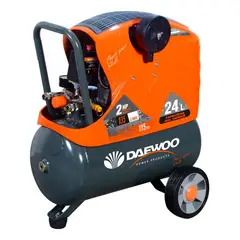 DAEWOO - Compresor De Aire Eléctrico Daac24dn 24L 2hp 2850rpm