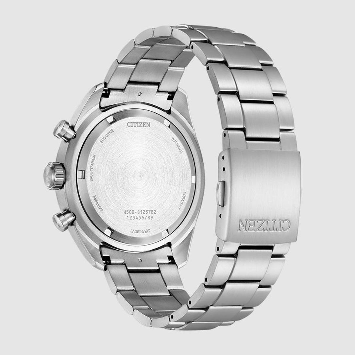 CITIZEN - Reloj Hombre Super Titanio Cronógrafo Eco-Drive
