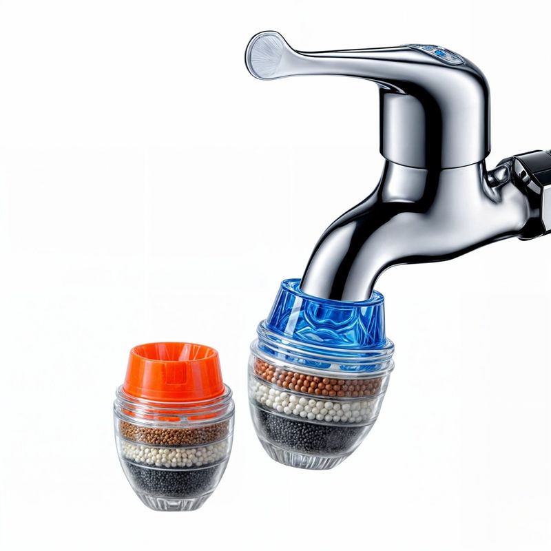 GENERICO - filtro de agua para llave filtro antisarro grifo purificador sencillo