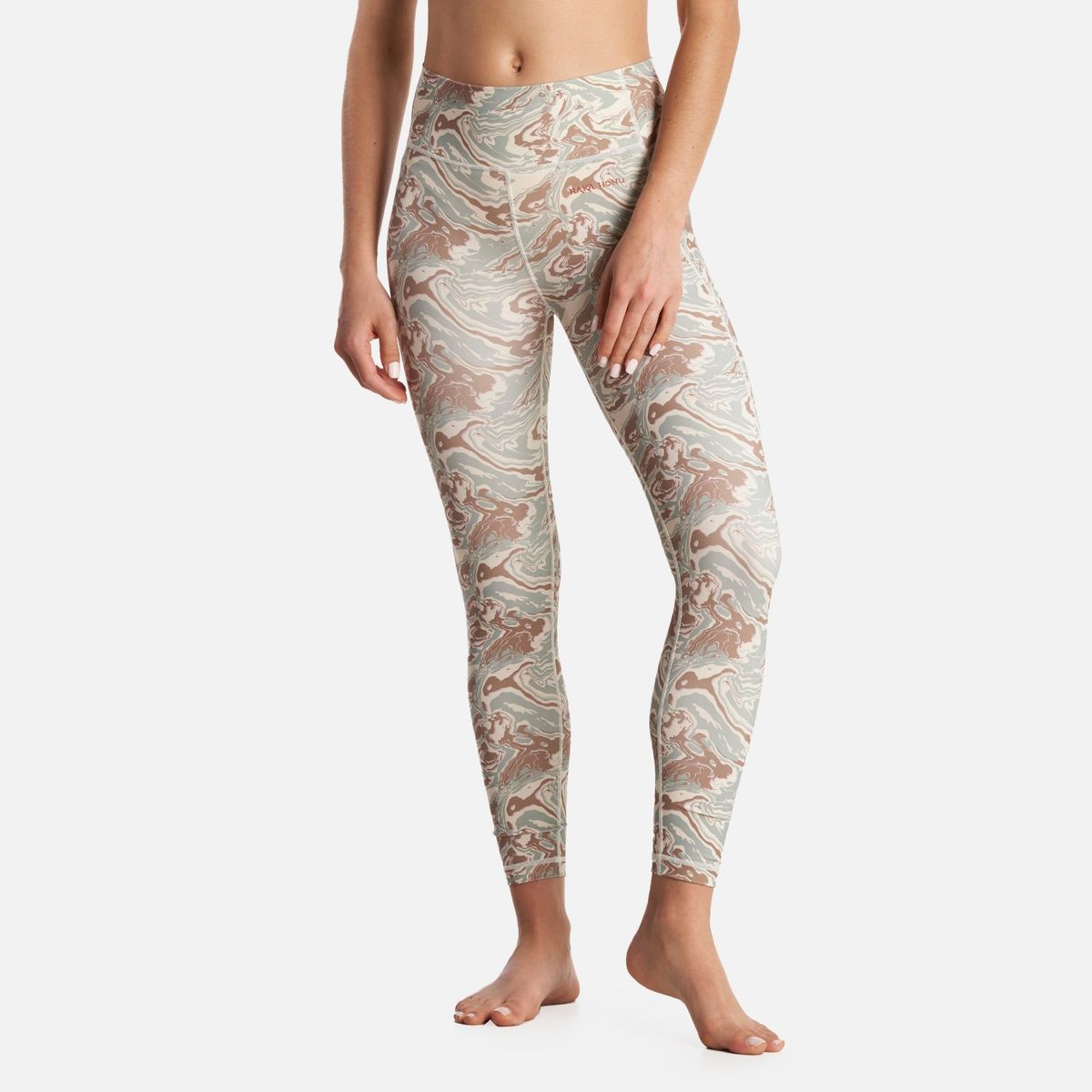 HAKA HONU - Calza Mujer Coihue Larga Print Crudo Haka Honu