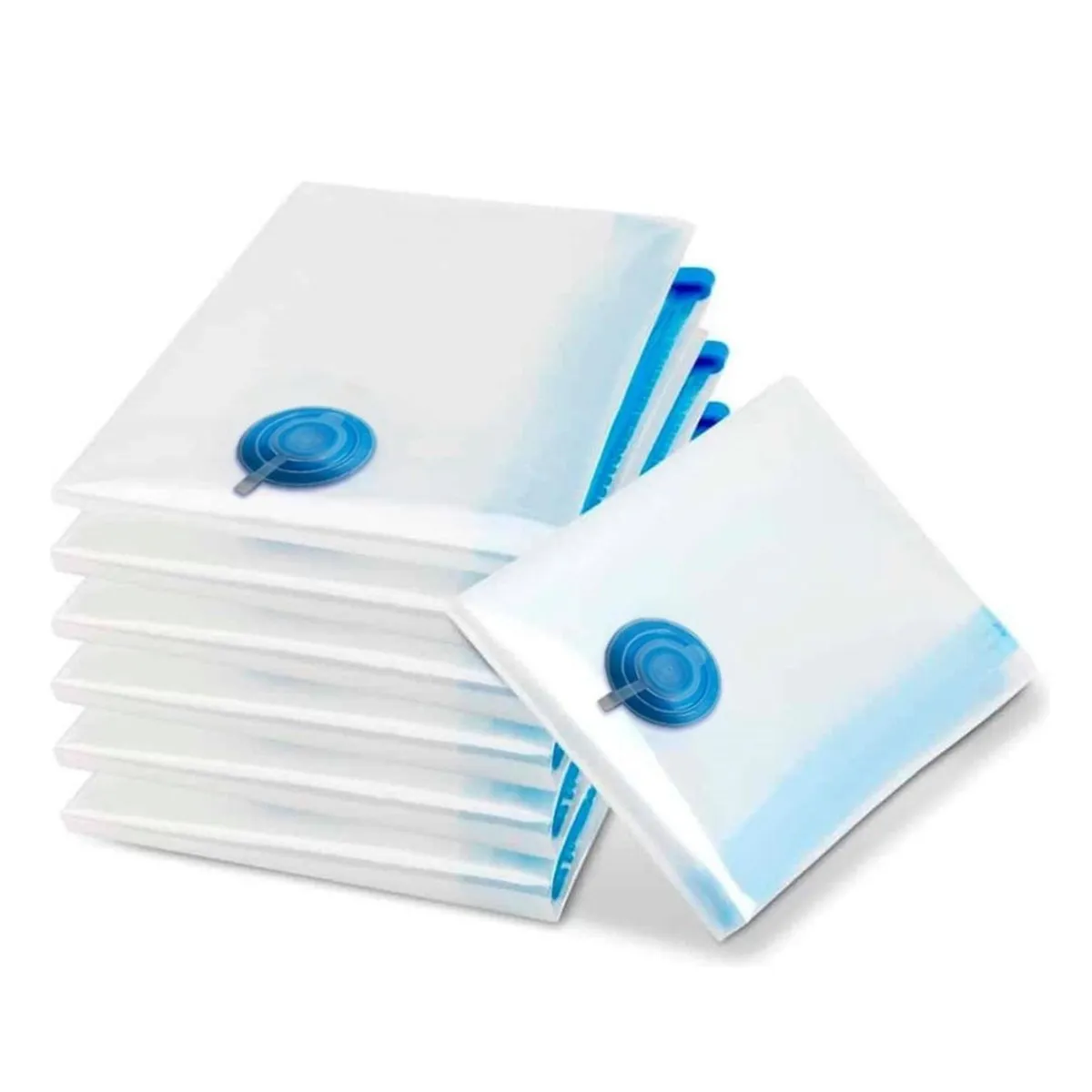 GENERICO - Pack 12 Bolsas Al Vacío Casa Compresión De Ropa 80x130