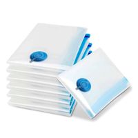 Pack 12 Bolsas Al Vacío Casa Compresión De Ropa 80x130