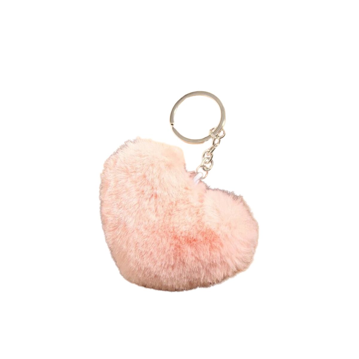 GENERICO - Llavero mullido con accesorio de corazón