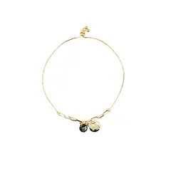 JOYAS MONTERO - Pulsera Proteccion Gold Con Cristales Genuinos