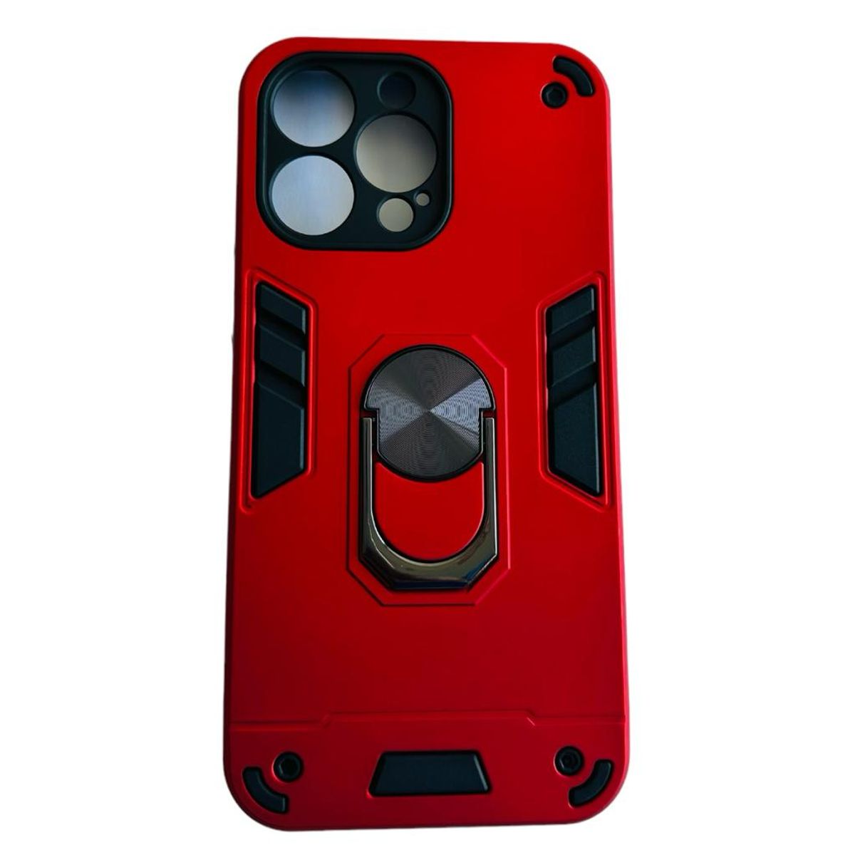 GENERICO - Carcasa Para iPhone 14 Pro Max Anti Golpes Anillo Rojo