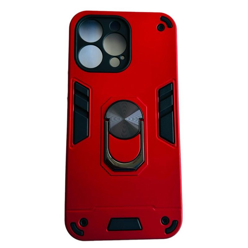 GENERICO - Carcasa Para iPhone 14 Pro Max Anti Golpes Anillo Rojo