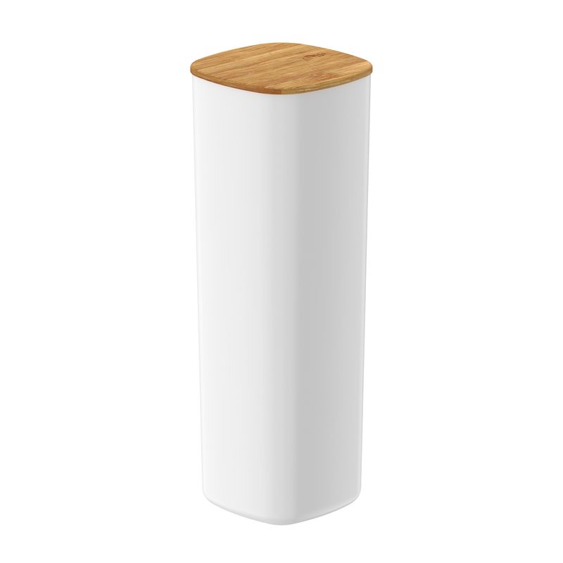 OU - Contenedor Hermético con Tapa Bambú Keep 2 lt Blanco Ou OU
