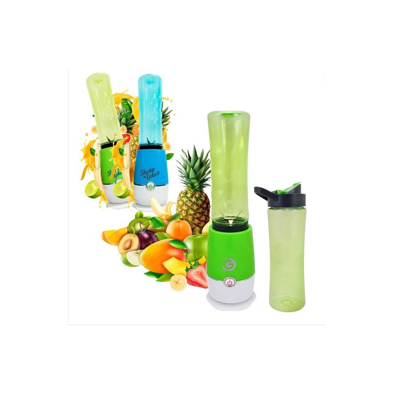 GENERICO - Mini Licuadora Juguera Portátil Pack 2 Vasos Shake'n Take