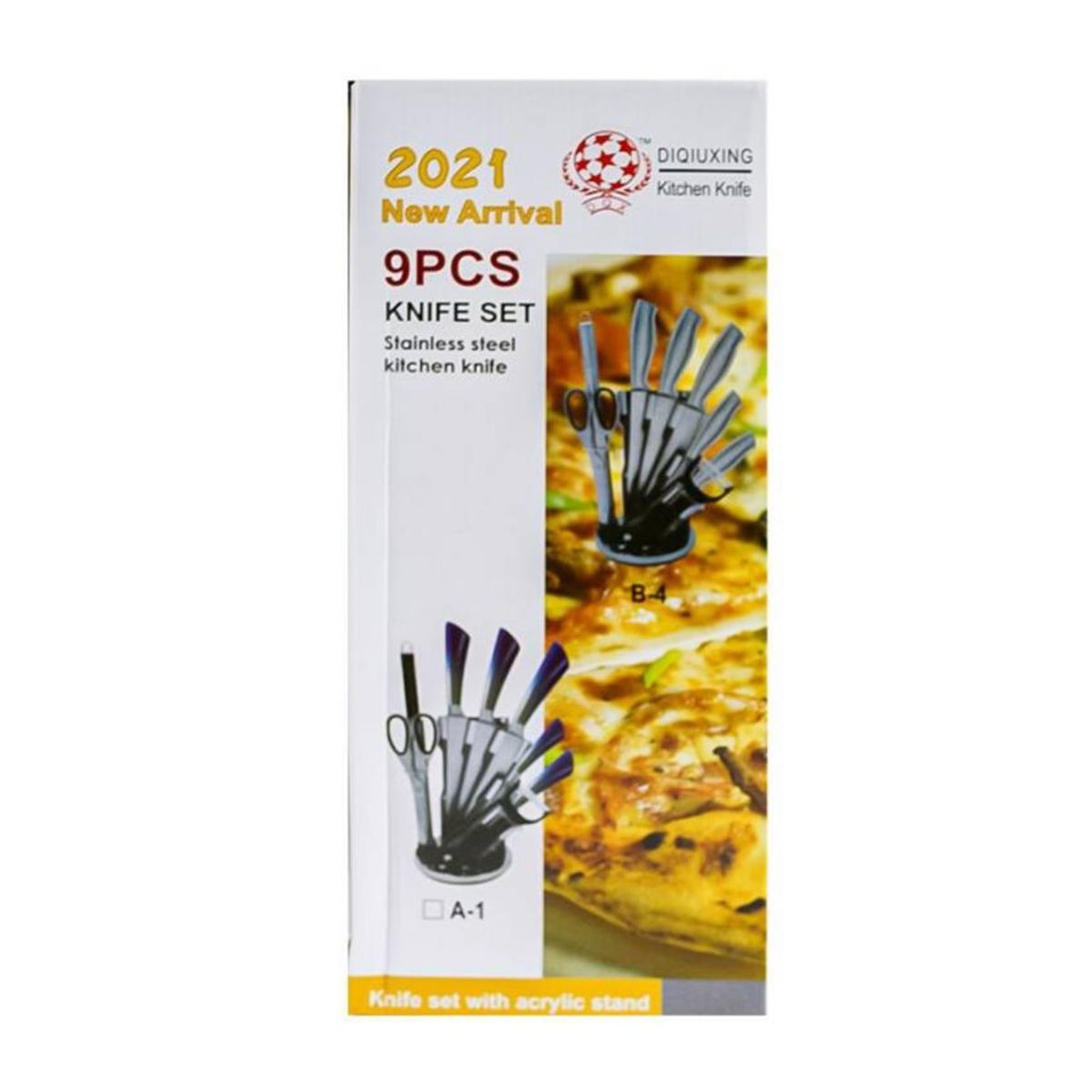 GENERICO - Set Cuchillos de Cocina 9pcs
