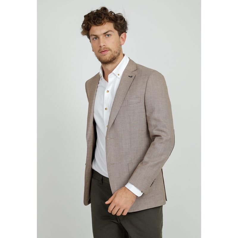 TRIAL - Chaqueta hombre Casual Slim Fit Cotati Lana Beige